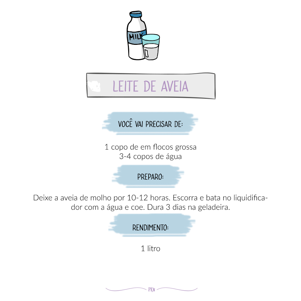 receira leite de aveia