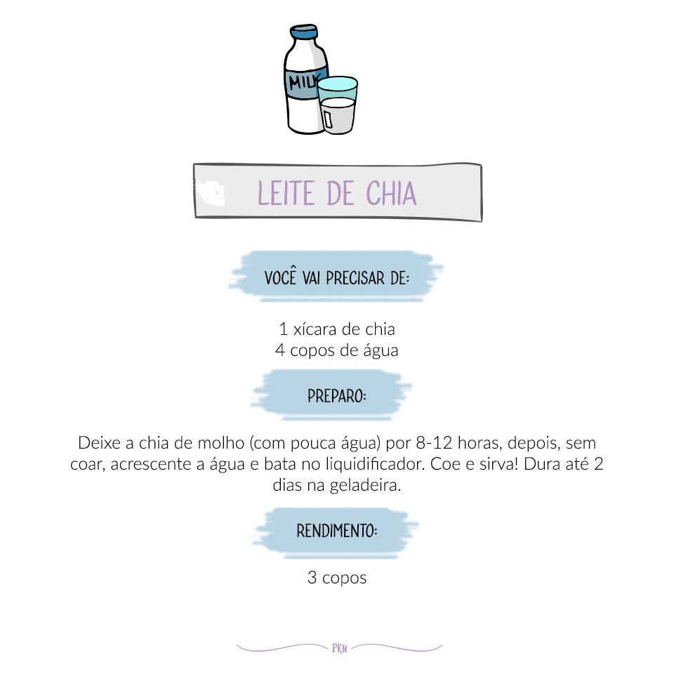 receira leite de chia